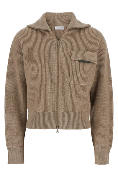 Brunello Cucinelli Women's Zip-up Ribbed Cardigan – Kinship