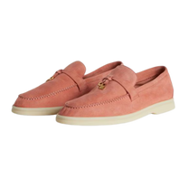 <tc>Loro Piana</tc> Mocassins d'été Charms Walk pour femmes (daim)