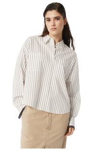 Brunello Cucinelli Women's Monili-trim Shirt