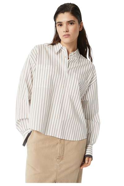 Brunello Cucinelli Women's Monili-trim Shirt – Kinship