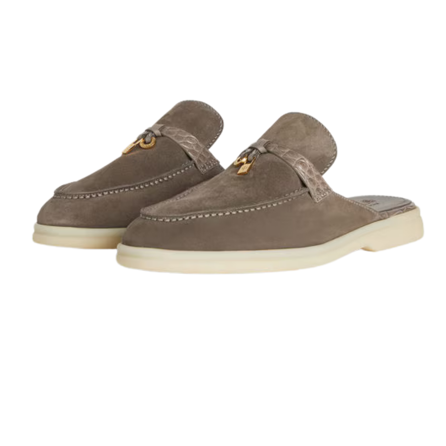 <tc>Loro Piana</tc> Mocassins Babouche Charms Walk pour femmes