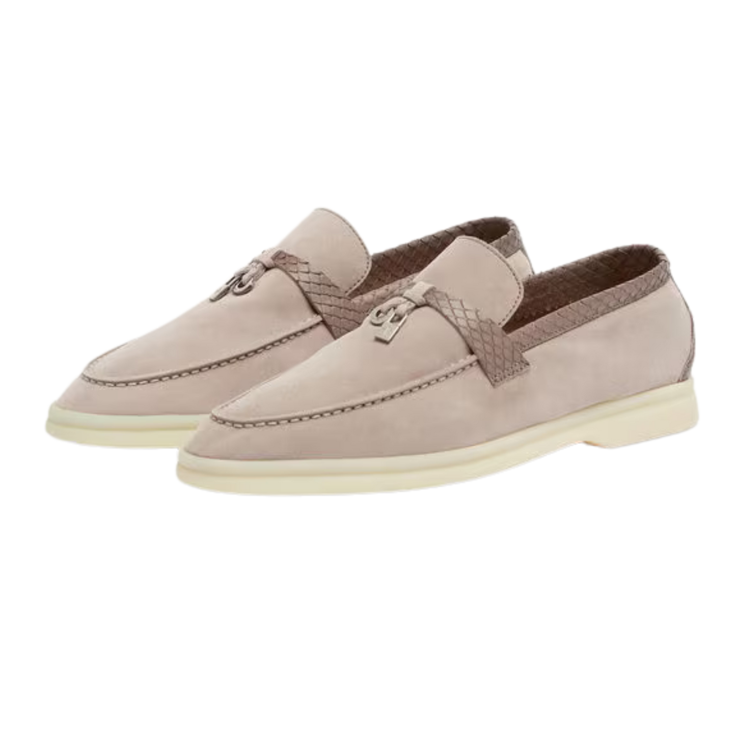 <tc>Loro Piana</tc> Mocassins d'été Charms Walk pour femmes (daim)