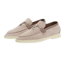 <tc>Loro Piana</tc> Mocassins d'été Charms Walk pour femmes (daim)