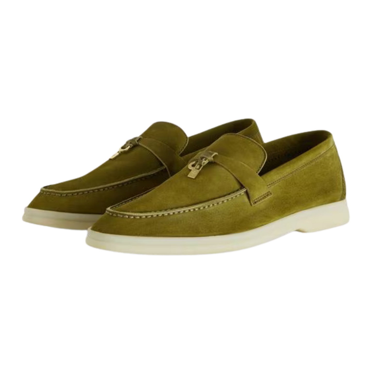<tc>Loro Piana</tc> Mocassins d'été Charms Walk pour femmes (daim)