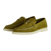 <tc>Loro Piana</tc> Mocassins d'été Charms Walk pour femmes (daim)