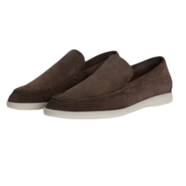 Loro Piana Men's Summer Walk Loafers (Frozen Fir, Warm Gray Loro Piana Men's Summer Walk Loafers (Frozen Fir, Warm Gray