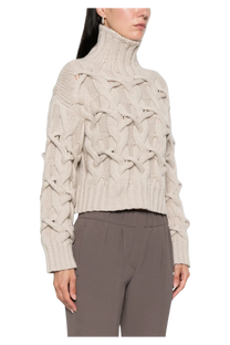 Brunello Cucinelli Women's Cable-knit Cashmere Sweater