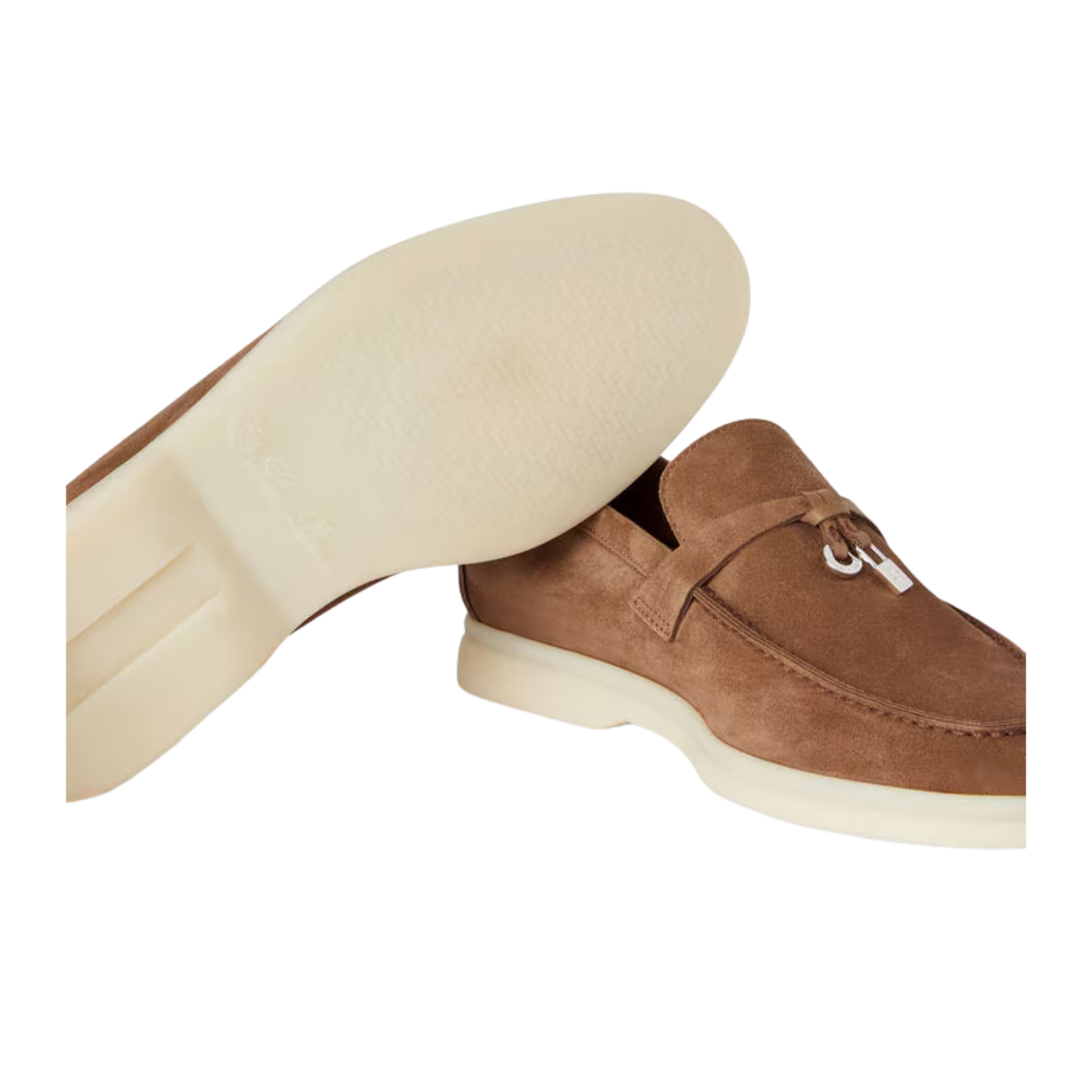 <tc>Loro Piana</tc> Mocassins d'été Charms Walk pour femmes (daim)