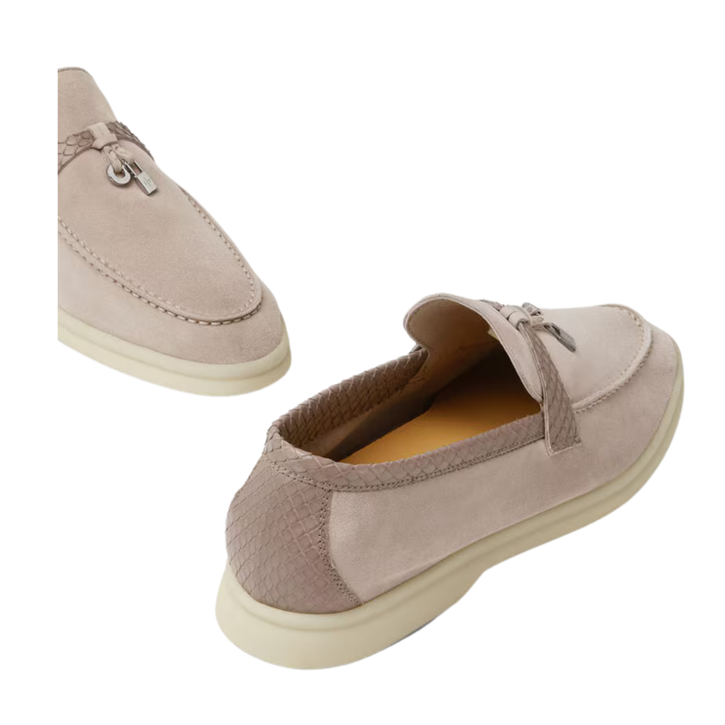 <tc>Loro Piana</tc> Mocassins d'été Charms Walk pour femmes (daim)