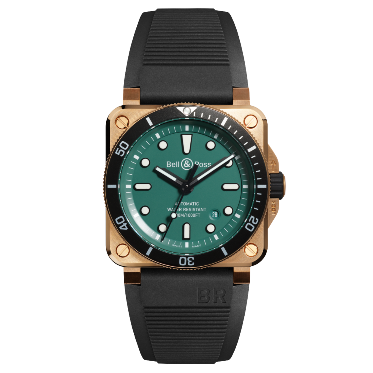 Bell & Ross BR-03 Diver Black & Green Bronze – Kinship