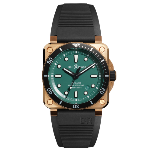 Bell & Ross BR-03 Diver Black & Green Bronze