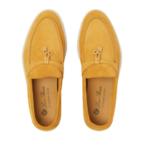 <tc>Loro Piana</tc> Mocassins d'été Charms Walk pour femmes (daim)