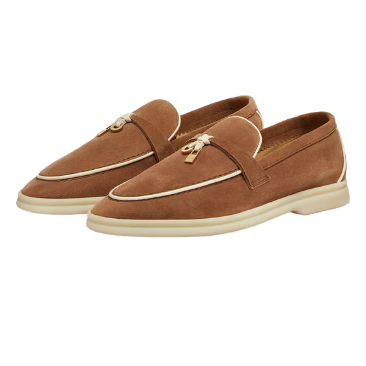 <tc>Loro Piana</tc> 女士夏季 Charms Walk 乐福鞋（绒面革）