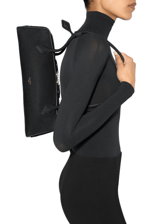 Alaia Le Teckel Medium Bag In Nubuk Calfskin