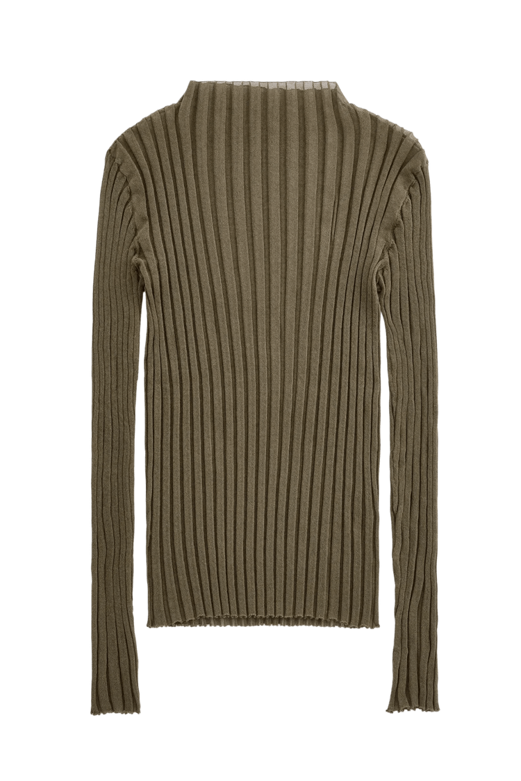 <tc>Arket</tc> Top de canalé transparente para mujer