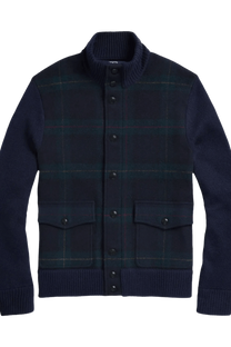 <tc>Ralph Lauren</tc> Cárdigan de lana a cuadros escoceses The Polo para hombre