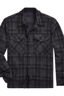 <tc>Ralph Lauren</tc> Suéter de trabajo de lana a cuadros para hombre