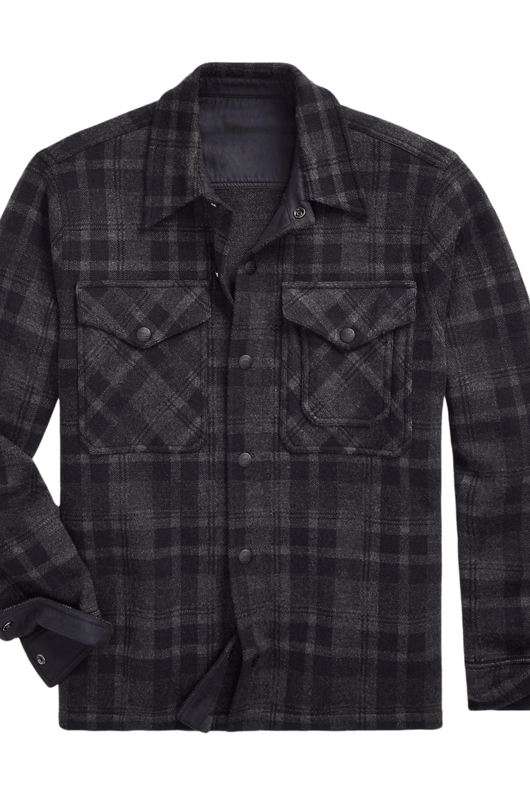 <tc>Ralph Lauren</tc> Suéter de trabajo de lana a cuadros para hombre