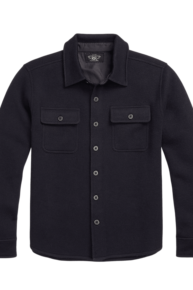 <tc>Ralph Lauren</tc> Suéter de trabajo de lana jacquard con diseño de ojo de pájaro para hombre