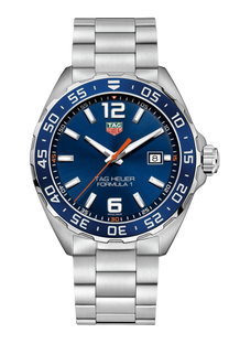 <tc>TAG Heuer</tc> Montre à quartz Formula 1 pour homme en acier bleu 43 mm