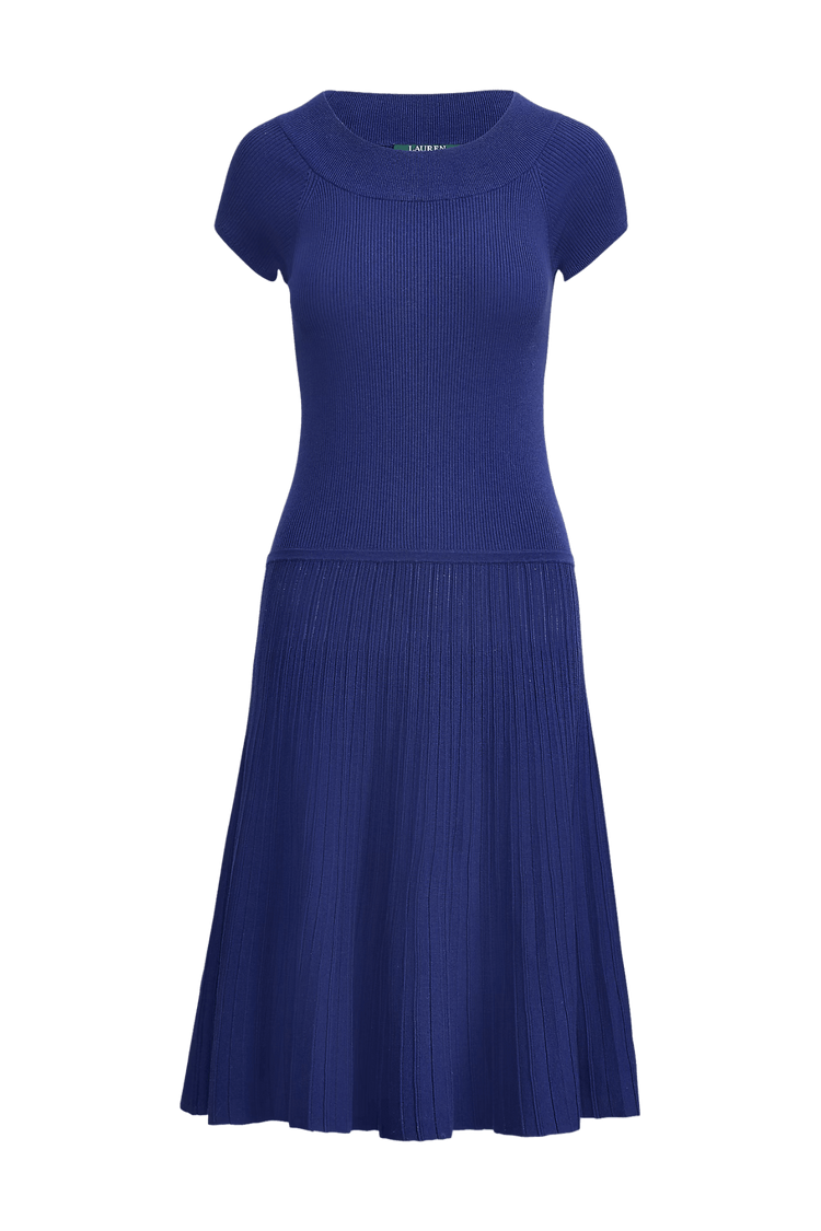 <tc>Ralph Lauren</tc> Vestido ajustado y acampanado para mujer