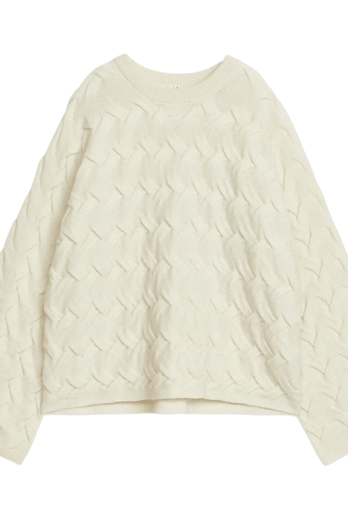 <tc>Arket</tc> レディース ケーブルニット ウール ジャンパー