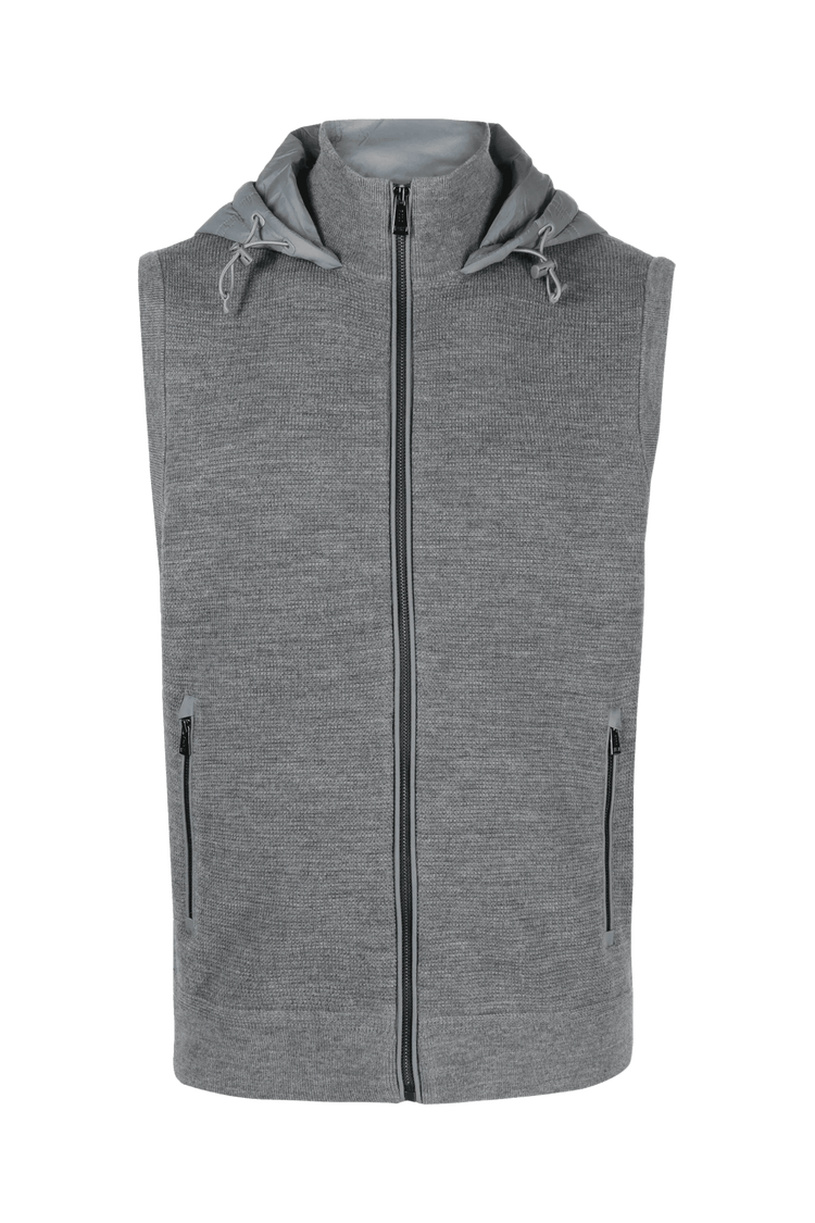 <tc>Ralph Lauren</tc> Suéter híbrido sin mangas con capucha para hombre