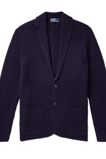 <tc>Ralph Lauren</tc> Cárdigan tipo blazer de mezcla de lana para hombre