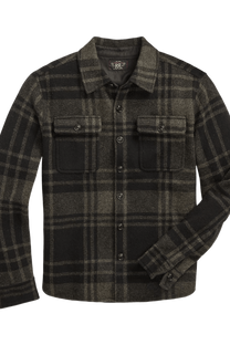 <tc>Ralph Lauren</tc> Suéter de trabajo de lana jacquard a cuadros para hombre