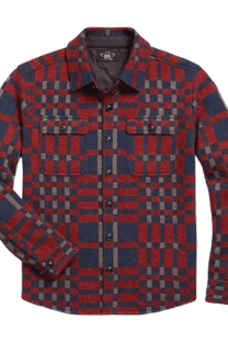 <tc>Ralph Lauren</tc> Suéter de trabajo de mezcla de lana a cuadros para hombre