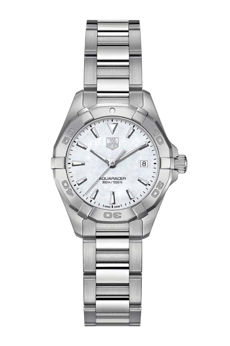<tc>TAG Heuer</tc> Reloj de cuarzo Aquaracer 300M de 27 mm para mujer