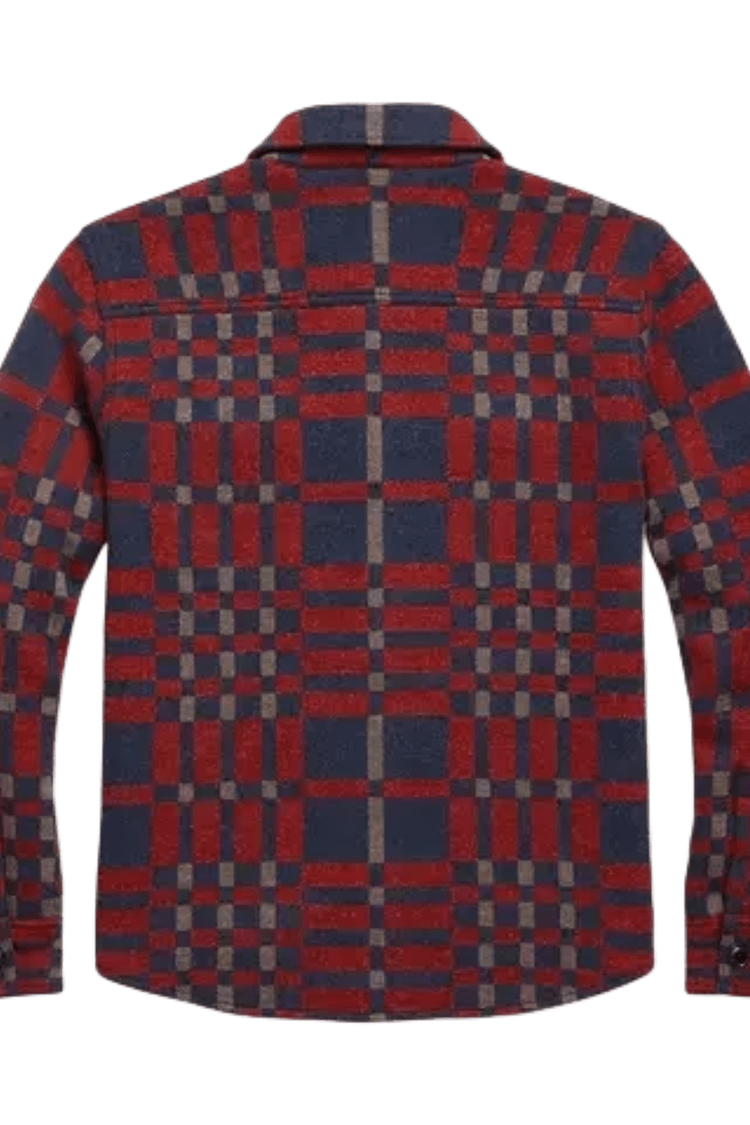 <tc>Ralph Lauren</tc> Suéter de trabajo de mezcla de lana a cuadros para hombre