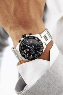<tc>TAG Heuer</tc> Montre chronographe à quartz Formule 1 pour homme, 43 mm