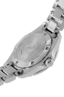 <tc>TAG Heuer</tc> ساعة أكواريسر كوارتز 35 مم للنساء باللون الأزرق من عرق اللؤلؤ