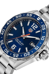 <tc>TAG Heuer</tc> Montre à quartz Formula 1 pour homme en acier bleu 43 mm