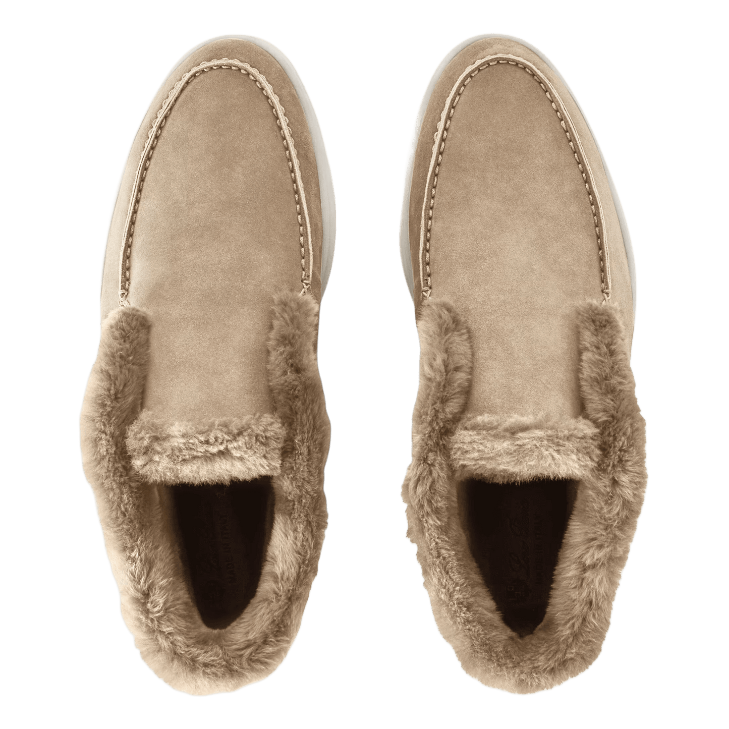 Loro Piana Women's Open Walk Ankle Boot (Suede with Beaver Fur)