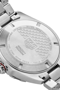 <tc>TAG Heuer</tc> Reloj automático para hombre Fórmula 1 Calibre 5 de acero gris con cronógrafo de 43 mm