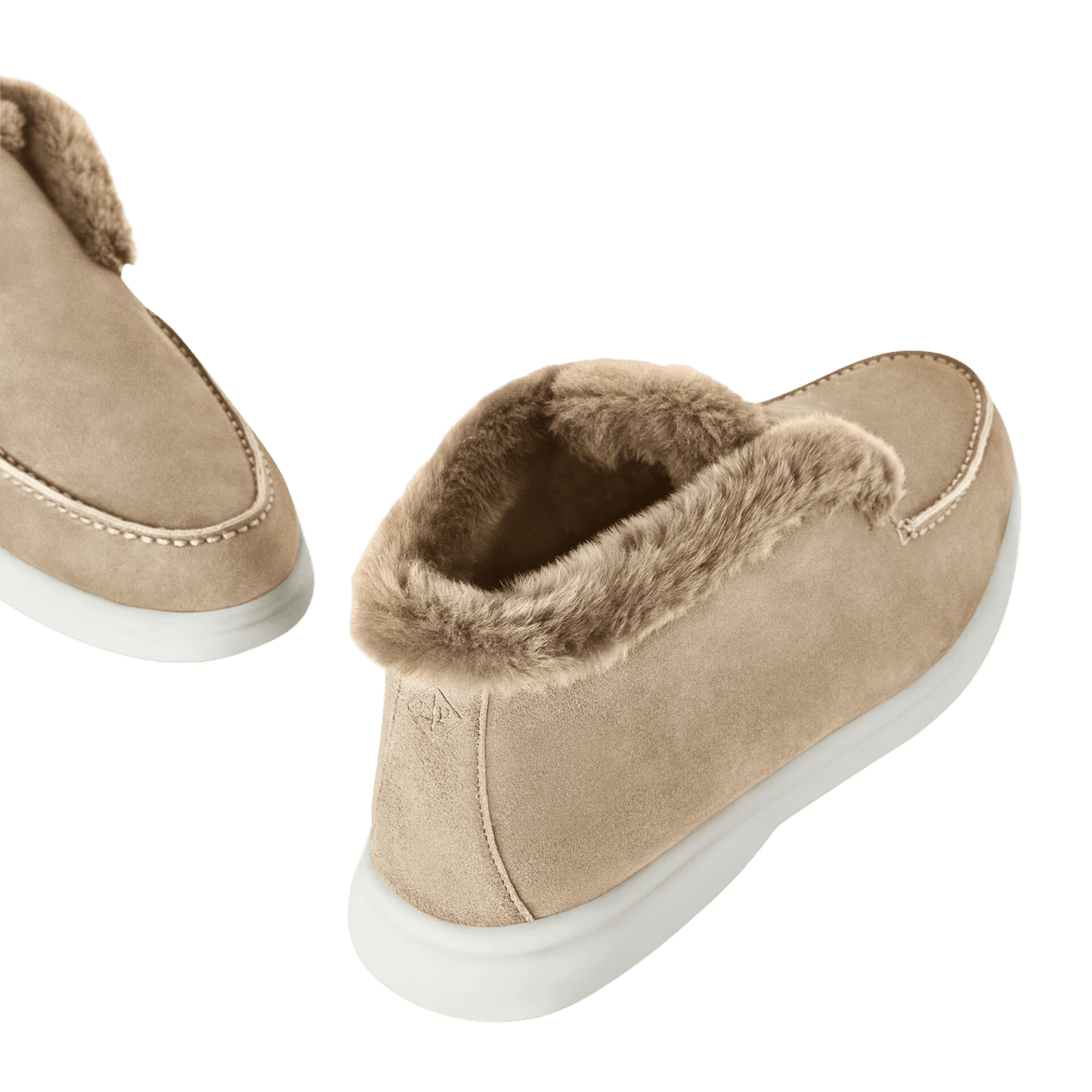 Loro Piana Women's Open Walk Ankle Boot (Suede with Beaver Fur)