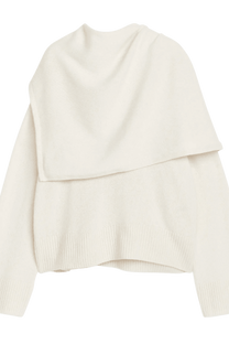 Arket Women's Wool Scarf Jumper