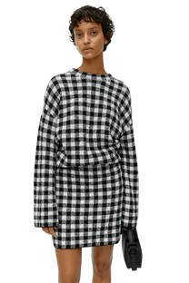 <tc>Arket</tc> Minifalda de punto jacquard para mujer