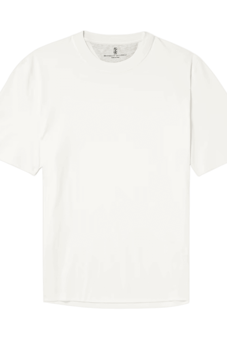 【関税＆送料込み】Brunello Cucinelli Cotton Jersey Crew Ne Brunello Cucinelli Men's Cotton Jersey Crew Neck T-shirt