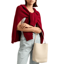The Row Medium N/S Park Tote Bag in Leather