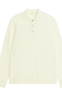 <tc>Arket</tc> Jersey tipo polo de merino para hombre