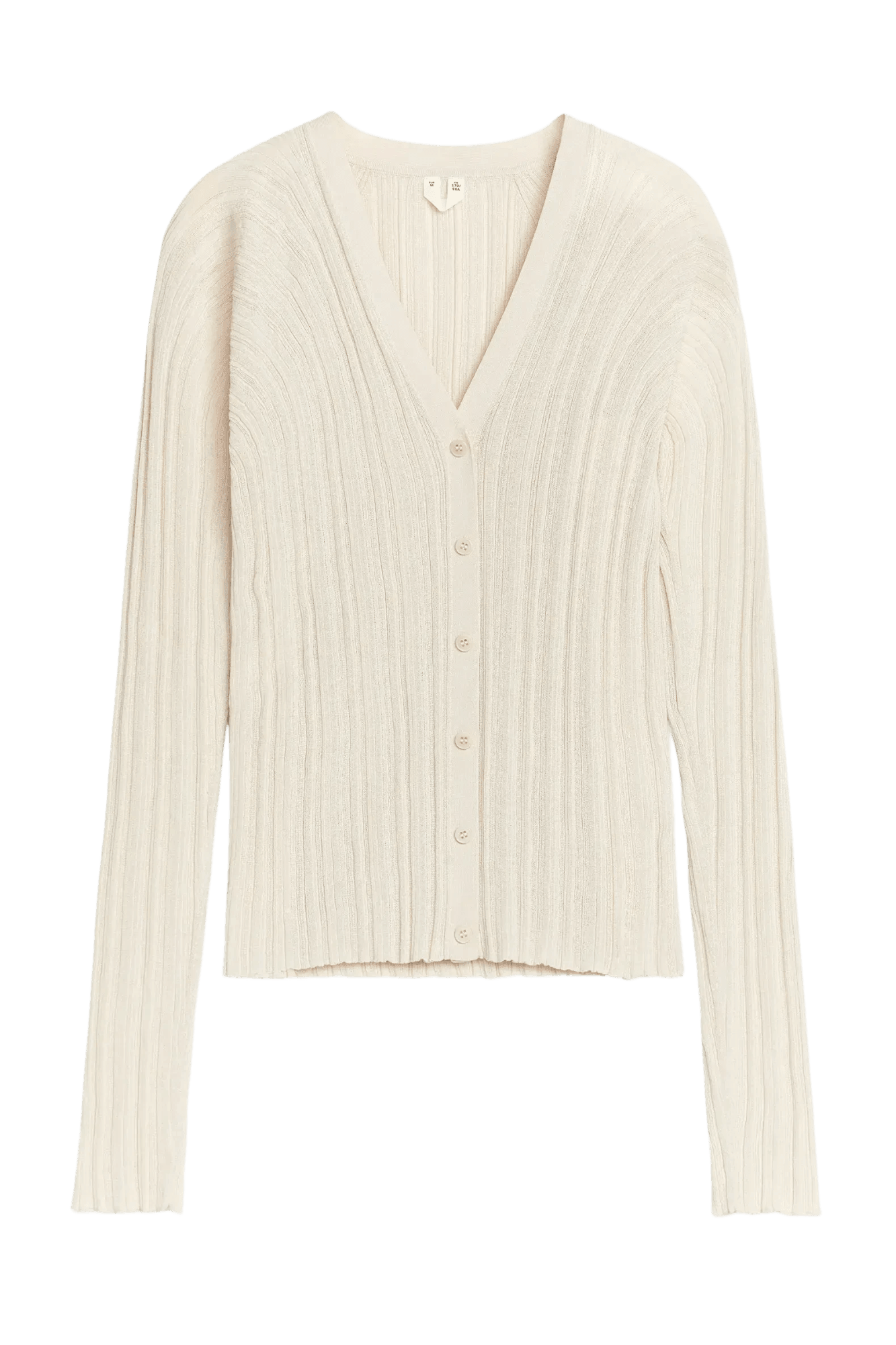 <tc>Arket</tc> Cárdigan de punto acanalado para mujer