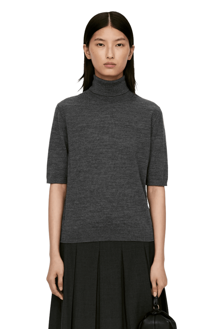 <tc>Arket</tc> Jersey de cuello alto y manga corta para mujer