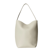 The Row Large N/S Park Tote Bag in Leather