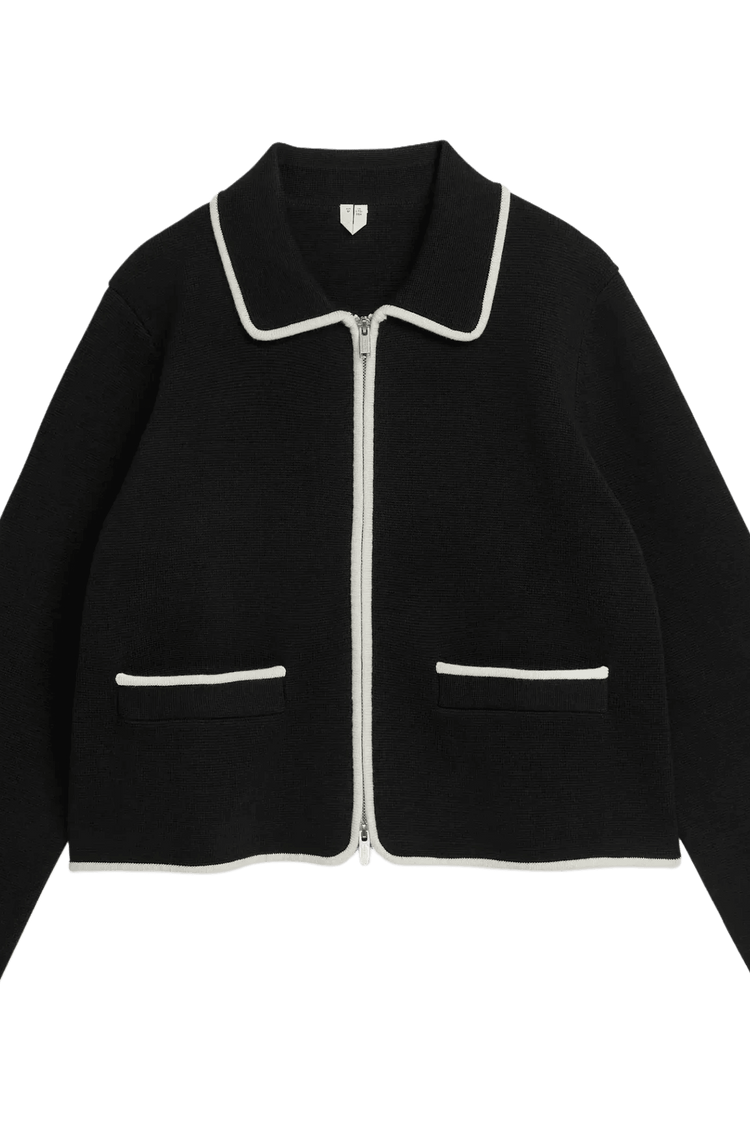 <tc>Arket</tc> Cárdigan de punto con cremallera para mujer