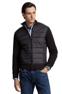 <tc>Ralph Lauren</tc> Suéter híbrido con cremallera completa para hombre