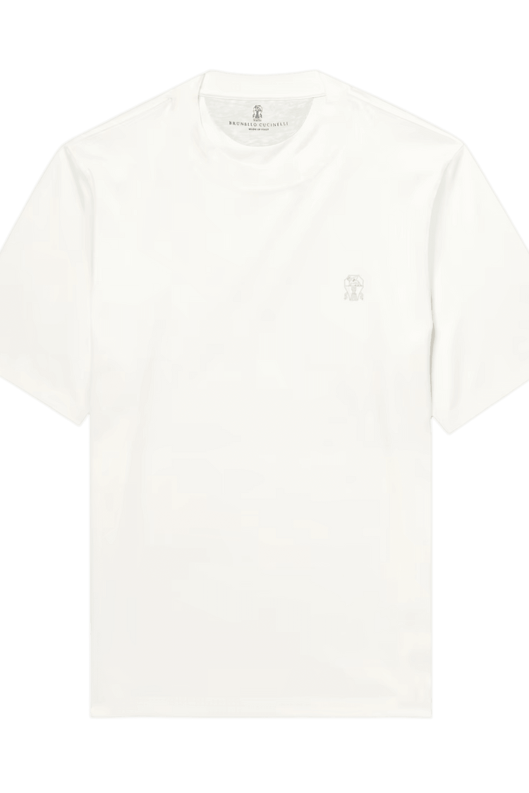 【関税＆送料込み】Brunello Cucinelli Cotton T-Shirt BRUNELLO CUCINELLI | Logo Cotton T-Shirt | Men | Lane Crawford