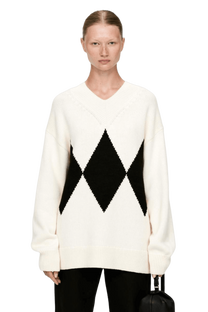 <tc>Arket</tc> Jersey holgado de lana y algodón para mujer
